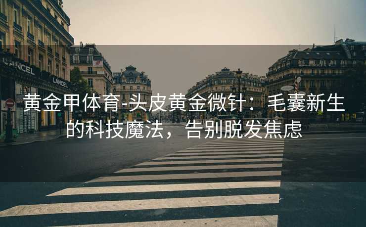 黄金甲体育-头皮黄金微针：毛囊新生的科技魔法，告别脱发焦虑